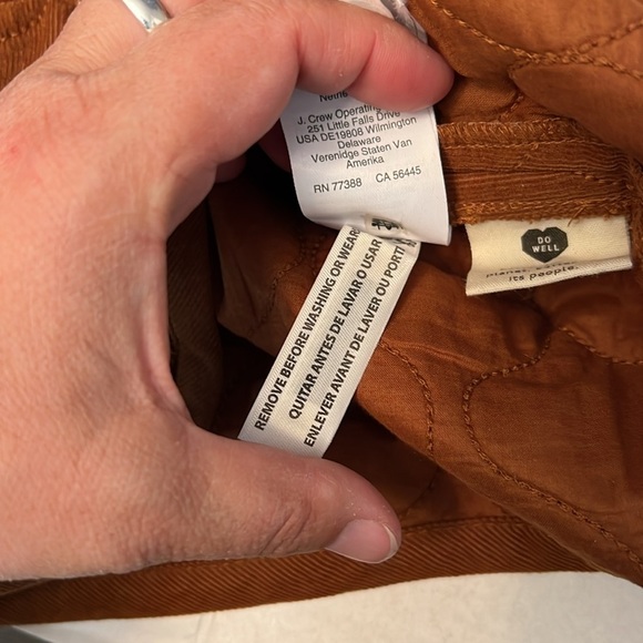 MADEWELL BROWN QUILTED COTTON  MINI SKIRT 10 - Picture 16 of 16